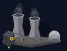 Nuclear Plant in game